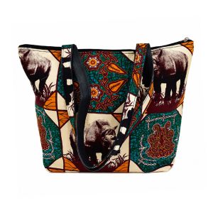 Bolsa Feminina Elegante Safari Multicores, By PUSHTI