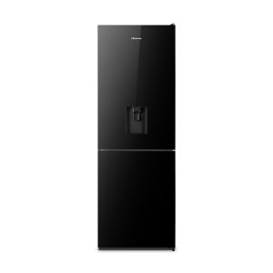 Geleira Hisense 305L Com Dispensador Água 3L Combi H415BMI-WD, Preto Espelhado