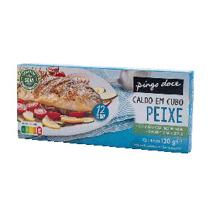 Caldo em Cubo Peixe Pingo Doce, 12 Cubos