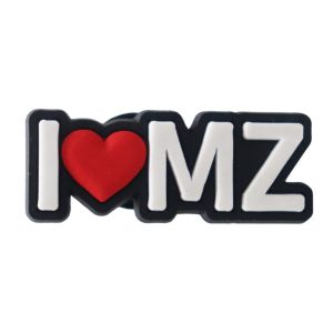 Pingente de Crocs I Love Mozambique