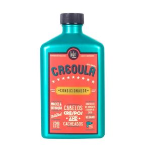 Condicionador Lola Cosmetics Creoula Cabelos Crespos Cacheados Óleo de Abacate e Água de Coco, 250g