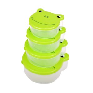 Conjunto de Tigelas de Armazenamento Sapo, 4 Pcs