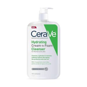 Creme de Limpeza Hidratante Espumante CeraVe para Pele Normal a Seca, 236ml