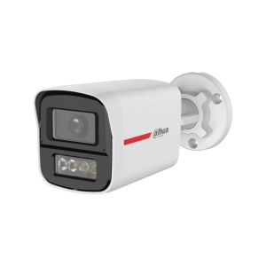 Câmera Analógica 2MP Dahua Colorido Microfone Embutido Áudio Exterior HDCVI, Branco