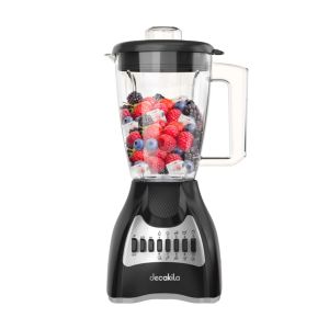 Liquidificador Decakila 1.5L 10 Velocidades 500W, Preto