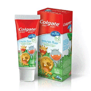 Gel Dentífrico Infantil Colgate My First Sem Flúor Fruta Suave, 50 g