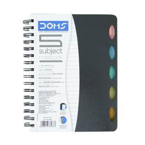 Caderno A4 5 Disciplinas DOMS, 150pgs