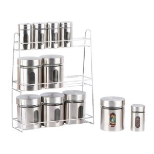 Conjunto de Porta Temperos e Condimentos, 11 Pcs