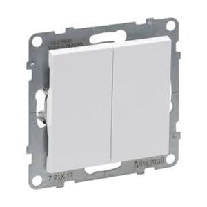 Interruptor Duplo Legrand, Branco