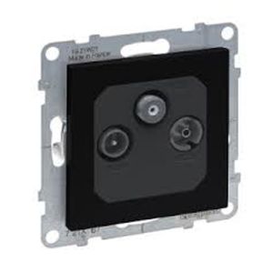 Tomada TV‑SAT Legrand, Preto