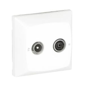 Tomada TV e Rádio Efapel, Branco