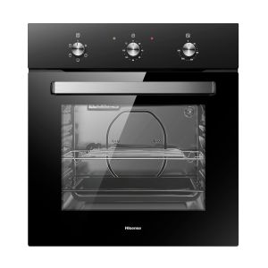 Forno Eléctrico Hisense 67L 60Cm Manual 4 Funções HBO60201, Black Glass