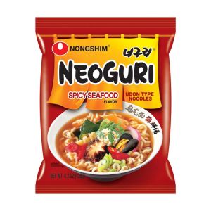 Massa Instantânea Neoguri Seafood & Spicy Ramen Soup, 5 x 120 g