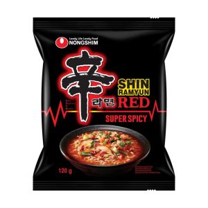 Massa Instantânea Nongshim Shin Ramyun Red Super Spicy, 5 x 120 g