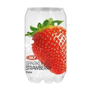 Água com Gás OKF Morango, 350 ml