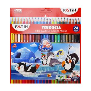 Lápis Cor Fatih Tridocia, 24 Unidades