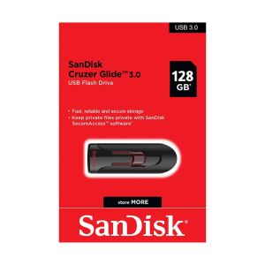 Flash Drive Sandisk Cruzer Glide, 128 GB