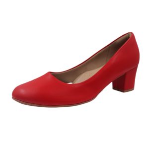 Sapato Salto Médio Piccadilly, Vermelho