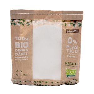 Pratos Cartão 18Cm Pingo Doce, 10 Unidades