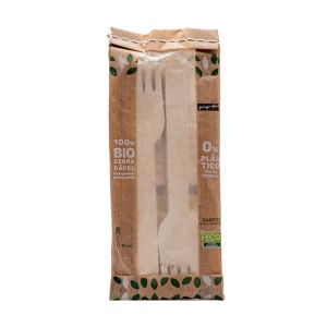 Garfos Madeira Pingo Doce, 10 Unidades