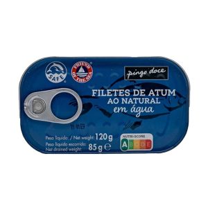 Filete Atum Natural Pingo Doce, 120g
