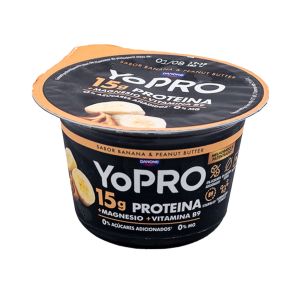Iogurte Proteico YoPRO Manteiga de Amendoim e Banana, 160g