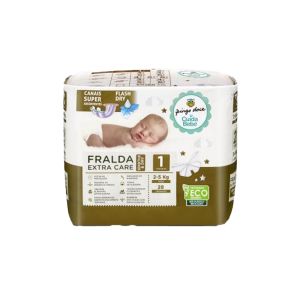 Fralda Extra Care Pingo Doce Tamanho 1, 28 Unidades