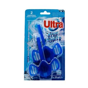 Bloco WC Ultra Blue Power Lixívia e Perfume, 2x33g