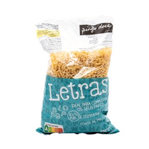 Massa Letras Pingo Doce, 250g