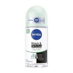 Desodorizante Roll-On Nivea Black & White Fresh Mist, 50 ml