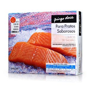 Lombos de Salmão Pingo Doce, 300 g