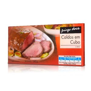 Caldo de Carne Pingo Doce, 24 un