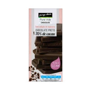 Chocolate Preto Sem Açúcar Pingo Doce, 100 g