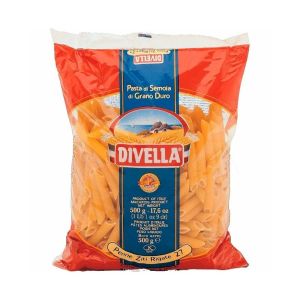 Massa Penne Ziti Rigate Divella, 500g