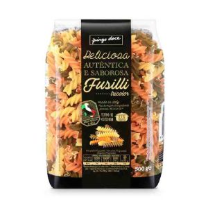 Massa Fusilli Tricolor Pingo Doce, 500 g