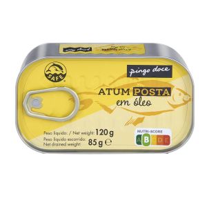 Atum em Posta ao Óleo Pingo Doce, 120 g