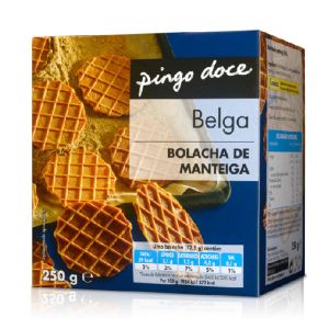 Bolachas Belgas Pingo Doce, 250 g