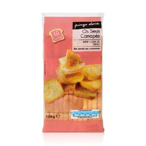 Mini Tostas de Trigo Pingo Doce, 120 g