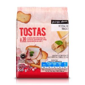 Tostas Regulares Pingo Doce, 225 g