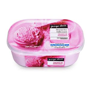 Gelado de Morango Pingo Doce, 1 L