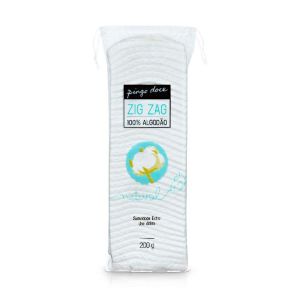Algodão Zig Zag Pingo Doce, 200 g