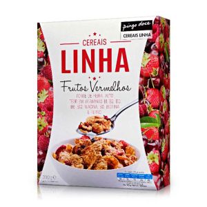 Cereais Linha e Frutos Vermelhos Pingo Doce, 300 g