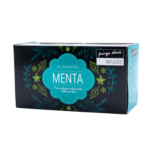 Chá Infusão de Menta Pingo Doce, 25 Saquetas