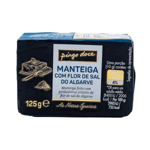 Manteiga Pingo Doce Com Flor de Sal do Algarve, 125g