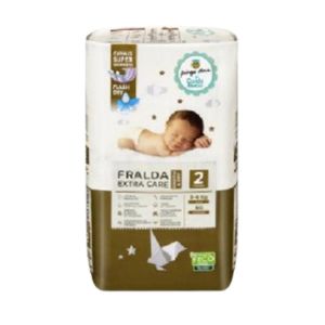 Fralda Extra Care Pingo Doce Tamanho 2, 60 Unidades