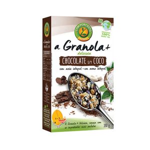 Granola Cem Porcento Natural Chocolate e Coco, 350g