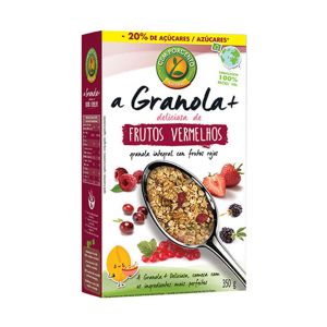 Granola Cem Porcento Natural Frutos Vermelhos, 350g