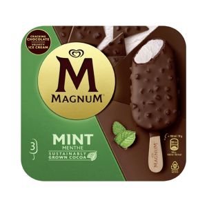 Gelado Magnum Mint Chocolate, 3 Unidades