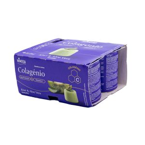 Gelatina Láctea Mimosa Colagénio Kiwi & Aloe Vera, 4x120g