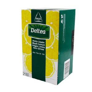 Chá Preto Delta Deltea Limão, 20 Saquetas